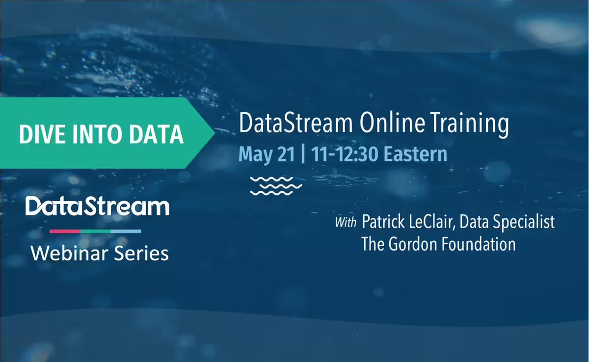 DataStream Online Training webinar video.