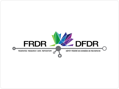 Logo Dépôt fédéré de données de recherche du Canada (DFDR).
